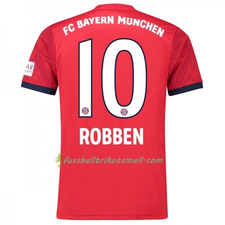 Günstige Fußballtrikots FC Bayern München Robben 10 2018-2019 Kurzarm Heimtrikotsatz kaufen